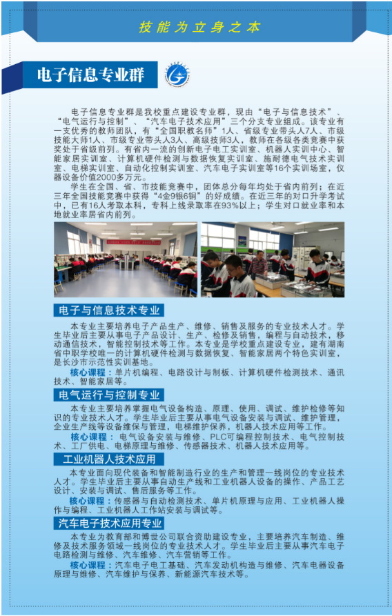 長沙高新技術工程學校2019年招生簡章